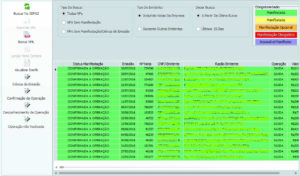 Manifestação do destinatário